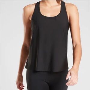 Athleta 2 in 1 Ultimate Support Top. Size medium. New w/ tags. Black.